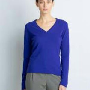 Perriwinkle Blue Purple Cashmere Sweater